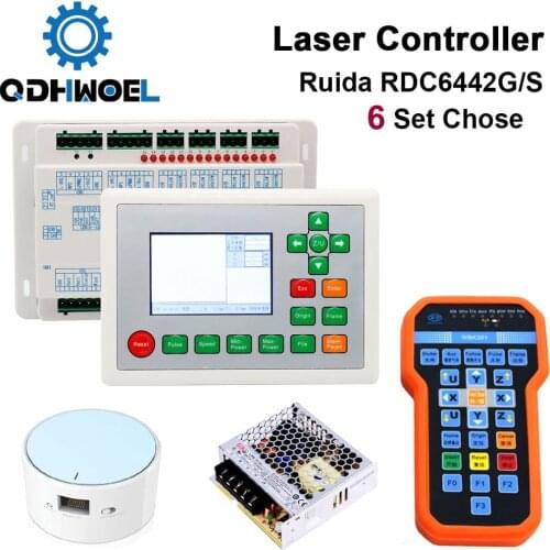 Ruida RDC6442G RDC6442S DSP Laser Controller Panel PSU WIFI Handle for Co2 Laser Engraving Cutting Machine