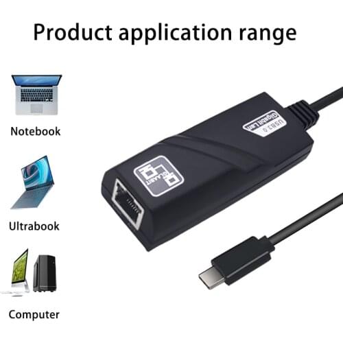 USB Ethernet Adapter Rj45 Lan Ethernet Adapter USB3.0 Network Card Ethernet Network Card for Laptop Windows 10 Macbook Xiaomi PC