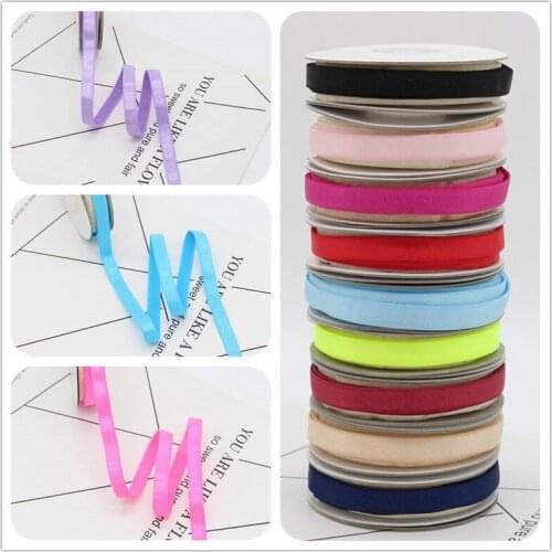 25-color Mask Lanyard 10mm Glossy Shoulder Strap Brushed Bra with Underwear with Glossy Elastic Band Notebook Elastic Band