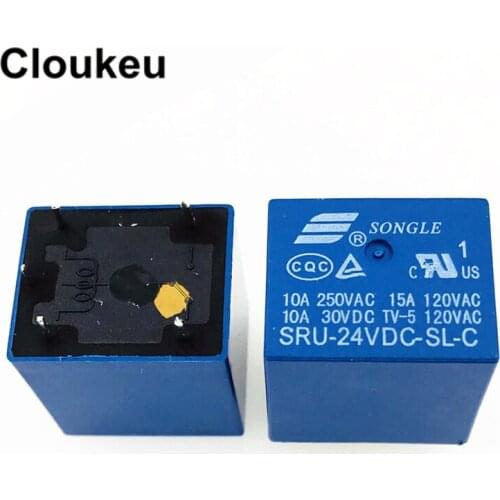 SRU-24VDC-SL-C 10A T70 Relay DIP5