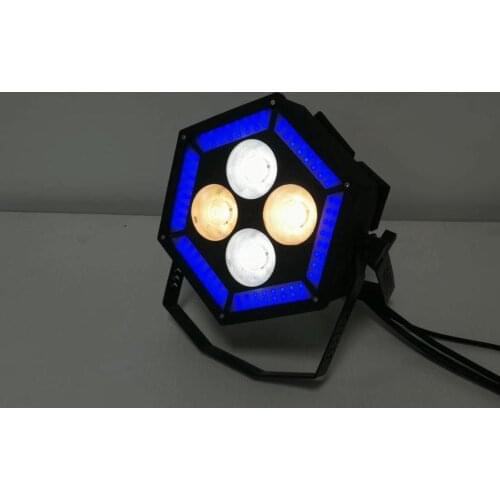 High power 4pcsx50W 4 in 1 rgbw LED cob par light with backgroup RDM function led wash dj lighting