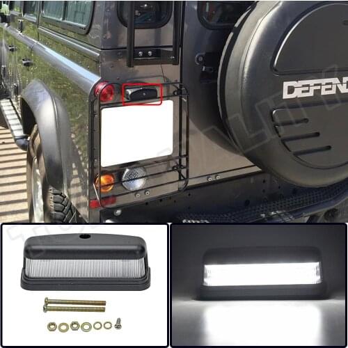LED Number License Plate Light Lamps For Land Rover Defender 90 110 130 Series 2 2A 3 OEM#:BA9715 XFC100550LED,XFC100550 PRC7255