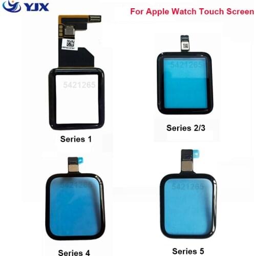 TP 38mm 42mm 40mm 44mm Touch Screen Digitizer For Apple Watch Series S1 S2 S3 S4 S5 LCD Front Glass Sensor Outer Panel With Flex