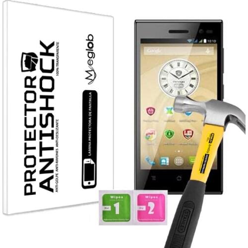 Protector de Pantalla Anti-Shock Anti-Golpe Anti-arañazos Compatible con Prestigio Muze A3