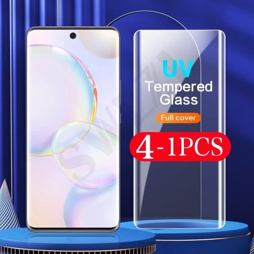 UV film tempered glass for Huawei nova 7 8 P30 P40 pro plus mate 20 30 30E 40 40E honor 30 50 V40 lite phone screen protector