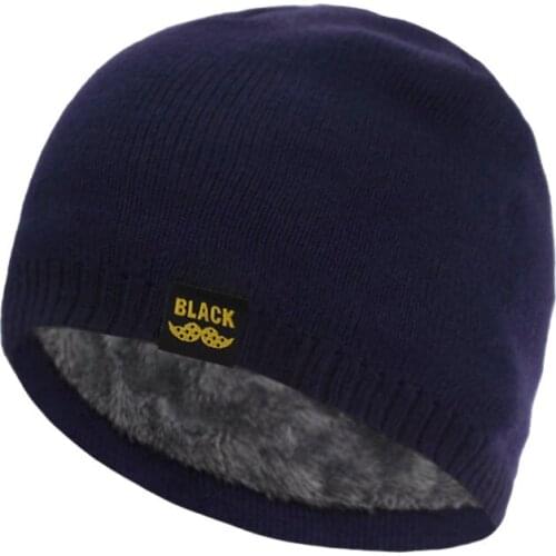 Winter Hats For Women Mens Beanies Knitted Hat Skullies Black Cap Gorras Bonnet Sport Male Beanie Warm Thick Winter Hat Cap