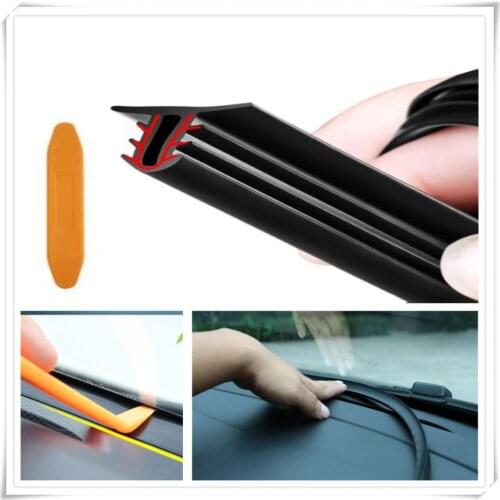 1.6M Car Dashboard Strip Front Sealing Rubber for Audi Q3 Q5 SQ5 Q7 A1 A3 A4 A4L A5 A6 A6L A7 A8 S5 S6 S7 TT TTS Any Cars