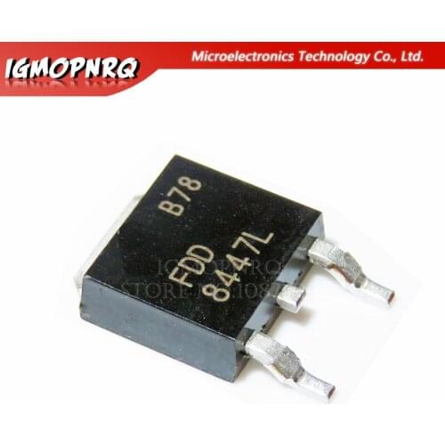 10pcs FDD8447L 40V N-Channel MOSFET 40V, 50A, 8.5mR IC ( FDD8447L )