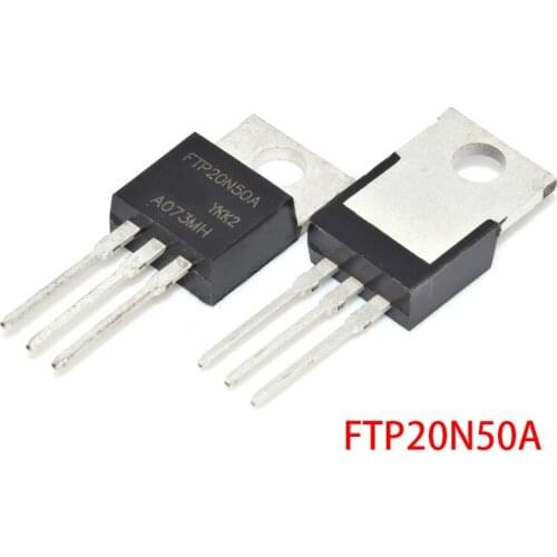10pcs FTP20N50A TO-220 FTP20N50 20N50 TO220 20A 500V Power MOSFET Transistor