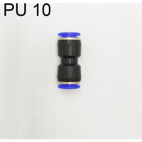 10pcs Pneumatic Fitting Hose Connector Tube Plastic Joint Compressor Push-in Quick Release Pipe 2-way Straight connector for10mm