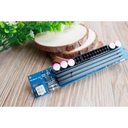 Free shipping DC-ATX-200W power module Mini power supply chassis plate HTPC power module stability