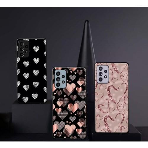 Animal Cute Love Heart Phone Cases For Samsung galaxy S note 7 8 9 10 20 fe edge A 6 10 20 30 50 51 70 lite plus Shell Cover