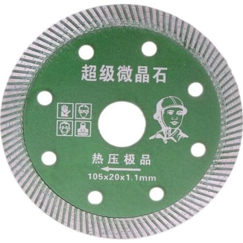 Diameter 105mm Turbo Diamond Saw Blade Porcelain Tile Ceramic Granite Marble Cutting Disc Tool Angle Grinder Wheel