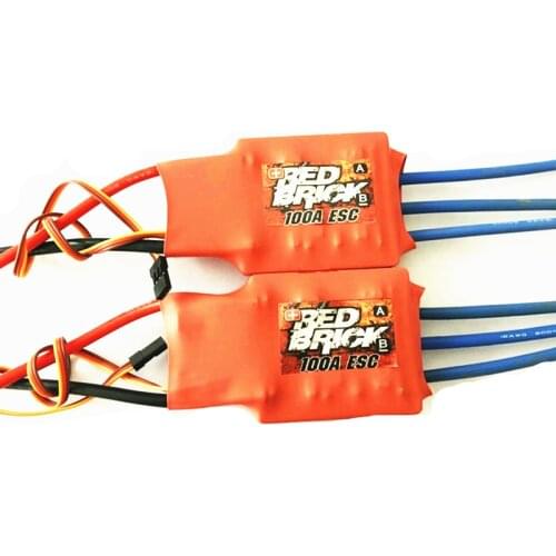 Red Brick FPV Multicopter HV 100A Brushless ESC Electronic Speed Controller ESC 6S-10S for RC Drone Helicopter