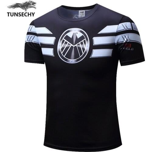 T-shirt casual Harajuku movie character series black Aegis shirt 3D mens T-shirt summer O-neck streetwear