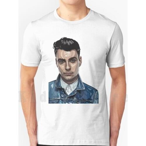 Liam Fray , Courteeners , Original Drawing T Shirt Print For Men Cotton New Cool Tee Liam Fray Courteeners Band Heaton Park Uk