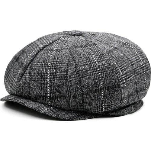 GBCNYIER Octagonal unisex autumn winter keep warm outdoor casual pattern hat fashion outdoor leisure sun hat thick cotton