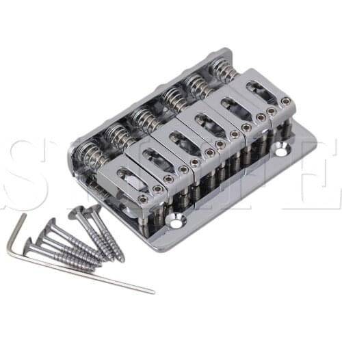 Chrome Rectangular Shape 6 Strings hardtail fixed Bridge Kids Guitar