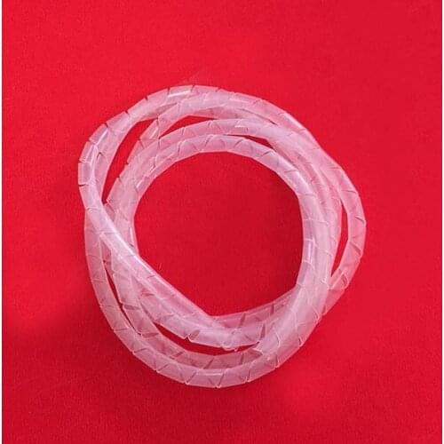 Phone Cable Spiral Wrapping Electrical Device Wire casing Cable Sleeves Winding pipe for Communication equipments 4mm 1M
