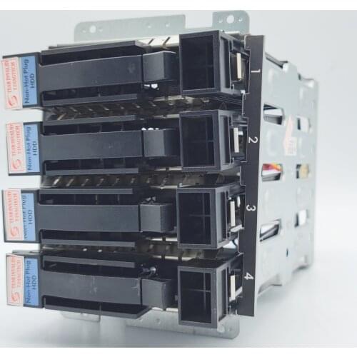 637214-001 ML110 Non Hot Plug Hard Drive Cage G7 with cables and tray for ML110G7 3.5 inch SAS SATA server