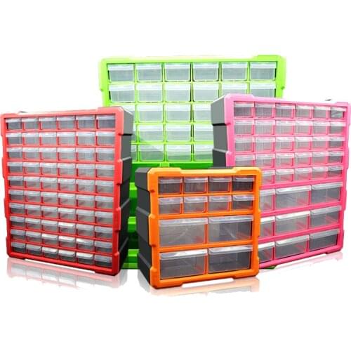 Lego Block box Classification box Many grid Draw-out type Parts box Parts ark The toolkit box tool case toolbox high quality