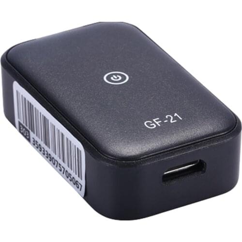 Mini GPS Real Time Car Tracker App Anti-Lost Device Voice Control Recording Locator High-Definition Microphone WIFI+LBS+GPS GF21