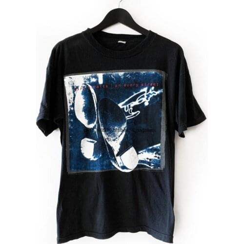 Original 1991 Dire Straits European tour t shirt size largeXL Mark Knopfler Vintage