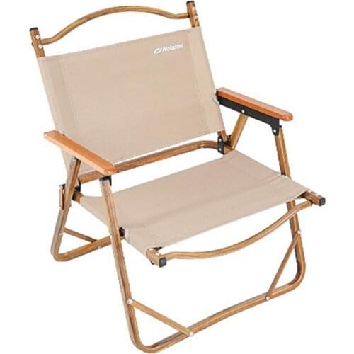 Camping Folding Portable Chair Light Leisure Wooden Grain Armrest Chair Fishing Barbecue Picnic Chair Portable Chair