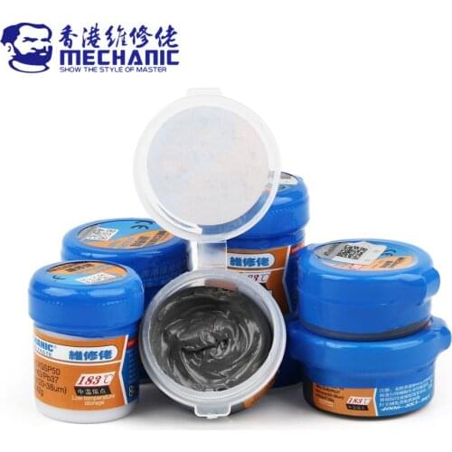 MECHANIC Original Solder Tin Paste 183℃ Melting Point Welding Flux Soldering Cream Sn63/Pb37 Repair BGA CPU LED Rework Tools
