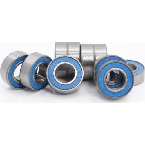 687RS Bearing 10PCS 7x14x5 mm ABEC-3 Hobby Electric RC Car Truck 687 RS 2RS Ball Bearings 687-2RS Blue Sealed