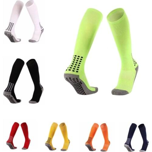 Professional Stripe Sports Soccer Socks High Knee Cycling Long Stocking Breathable Non-slip Football Sock