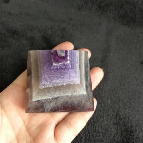 Rare Natural dream amethyst pyramid quartz crystal feng shui crystals decoration