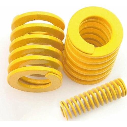 Long Light Load Stamping Compression Mould Die Spring, 2Pcs ,Outer Diameter 20mm Inner Diameter 10mm Length 20-65mm