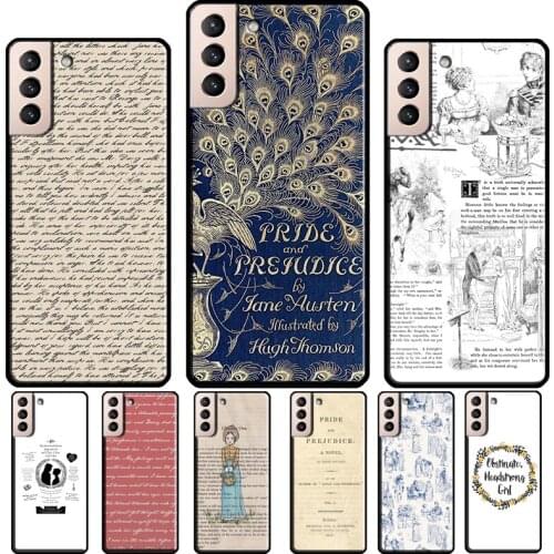 Pride And Prejudice Silicone Case For Samsung Galaxy S21 S20 FE S8 S9 S10 Plus Note 10 9 Note 20 Ultra Coque