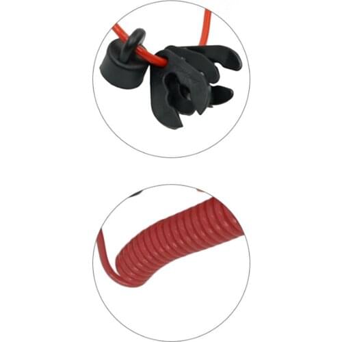 Universal Emergency Cut-Off Switch with Survival Whistle Buoyancy Wrist Strap for Boat