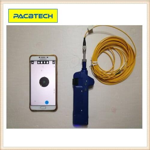 400X Fiber Optical Detector Fiber End Face Detector result can show on mobile computer or laptop or ipad