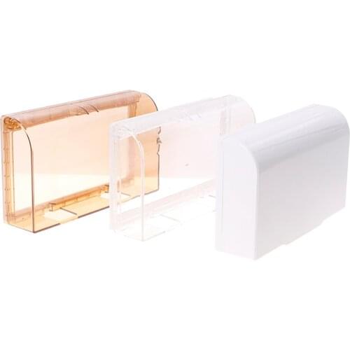 86 Type Double Socket Switch Protector Electric Plug Cover Child Safety Box Waterproof Splash Box Power Outlet Bathroom Supplies