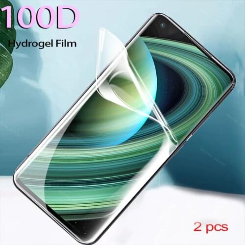2Pcs Mi 10 Ultra Soft screen protector for xiaomi mi 10 ultra case glass hydrogel kiomi 10ultra note 10 pro lite film mi10ultra