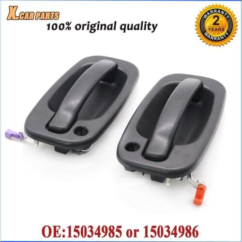 1Piece Car Exterior Door Handle 15034985 15034986 For CHEVROLET AVALANCHE SILVERADO SUBURBAN 1500 2500 TAHOE GMC SIERRA