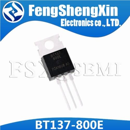 10pcs/lot BT137-800E TO-220 BT137 TO220 Triacs