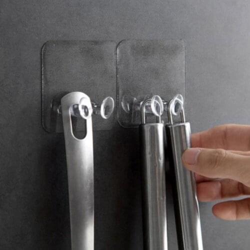 10PCS Wall Storage Hook Power Plug Socket Holder Strong Adhesive Hanger for Home