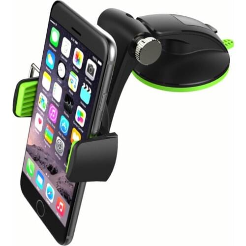 Car Holder Smartphone Fastening For Car Cell Phone Stand GPS Carro Suport Telephone Grip Phone Support Suction Cup Rotates 360