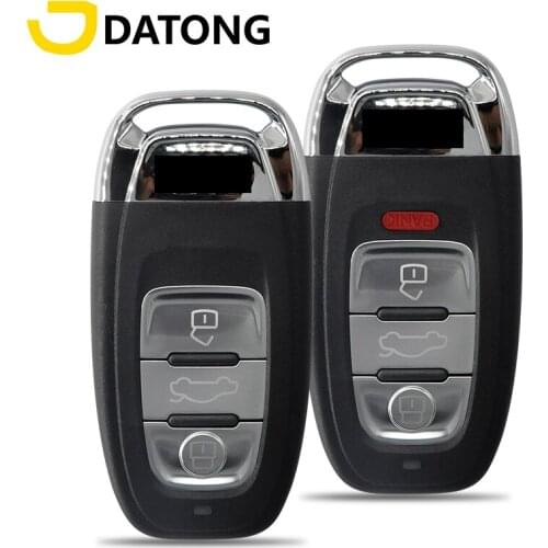 Datong World Car Remote Control Key Shell Case For Audi A4 A4L A5 A6 A6L Q5 S5 Replacement Keyless Promixity Card Housing Cover