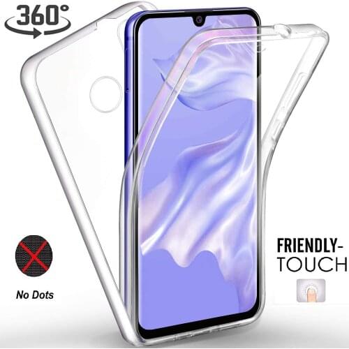 360 Full Body Case for Huawei P40 Lite E P30 Pro P20 Y5P Y6P Honor 20 Lite 20S 10 Lite Honor 9C 9S Silicone TPU Double Clear