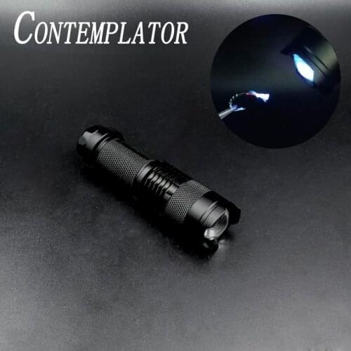 CONTEMPLATOR 395nm LED purple fly fishing light ultraviolet ray flashlight UV glue cure fly tying tools minnow eyes buzzer head