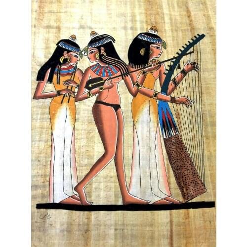 Egyptian Papyrus Paintings art poster room interior design