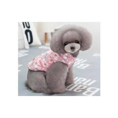 Pet Clothes for Puppy cat Winter Warm Dog Hooded Coat Jackets Pet Dog Casual printing Clothes Christmas Coat