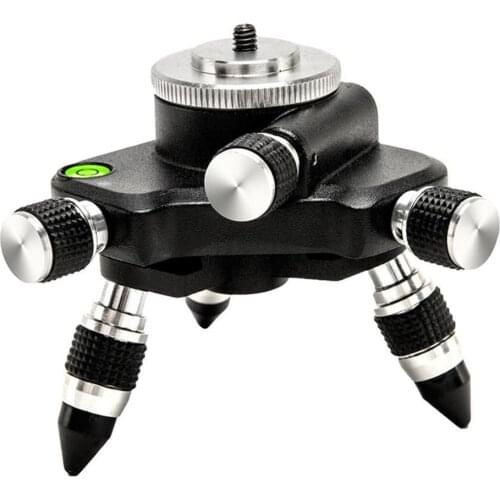 Adjustment Rotation Tripod Bracket Base Pedestal for 1/4" interface Laser Level and 5/8 tripod Turning Pivoting Base