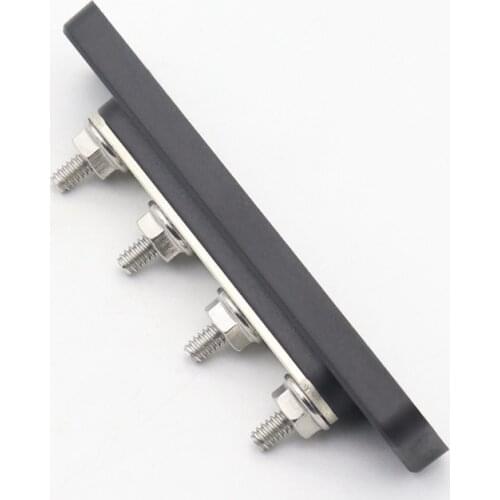 BusBar with Cover Terminal Bus Bar 100 A BusBar Block with Cover Power Distribution Terminal Block Used for Yacht