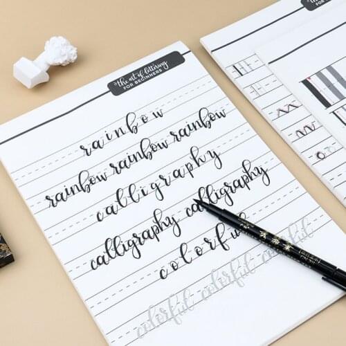 Artistic Font English Copybook Exercise Regular Italics Can Be Used Repeatedly Calligraphy Exercise Student Italic Copybook